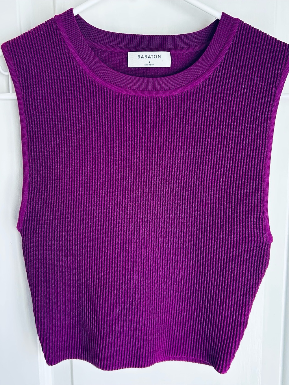 Babaton Ribbed Crop Tee